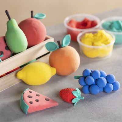 Frugt og gr&oslash;ntsager til legek&oslash;kkenet af Silk Clay&reg;
