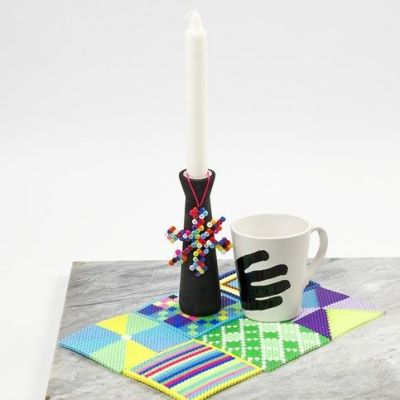 Bordsk&aring;ner lavet af r&oslash;rperler