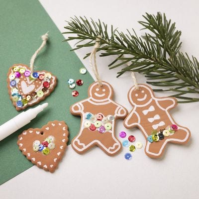 Julekager i Silk Clay®