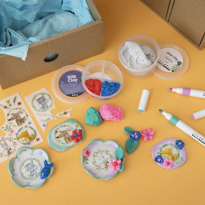 Stone Clay med søde dyremotiver