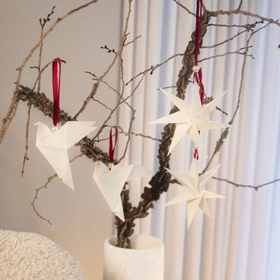 Origami julepynt
