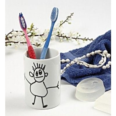 Stregtegninger med glas- og porcelænstusch