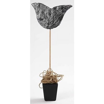 Hane af bølgepap med gipsgaze og Art Metal