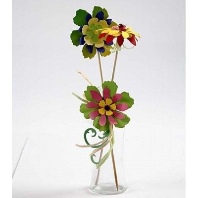 Pynteblomster i glas