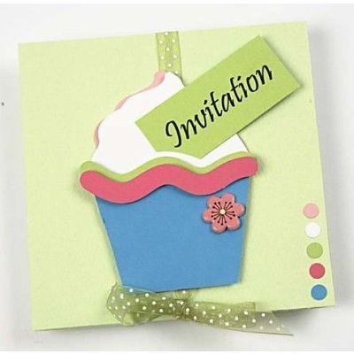 Cupcake invitation