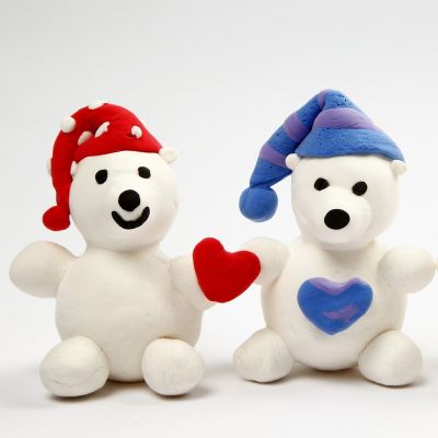 Isbjørn af Silk Clay