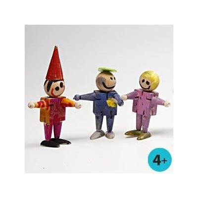 Elastikfigur i træ