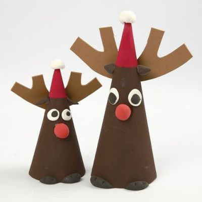 Rensdyr af papkegler