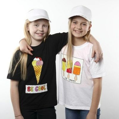 T-shirt med is-motiv