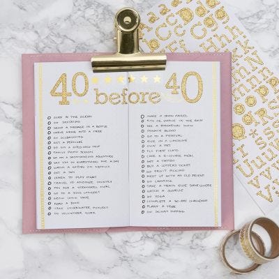 Bucket liste i Bullet journal og planner