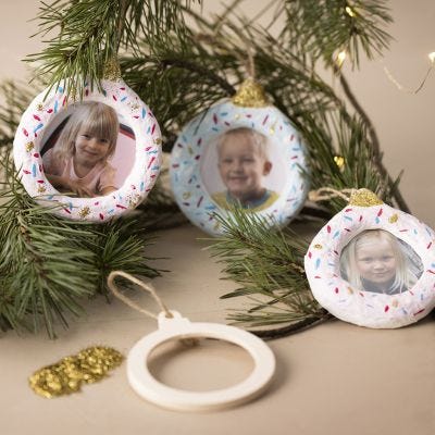 Juleophæng med foto