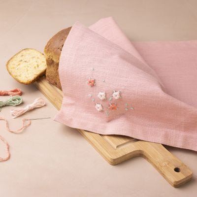 Broderet serviet