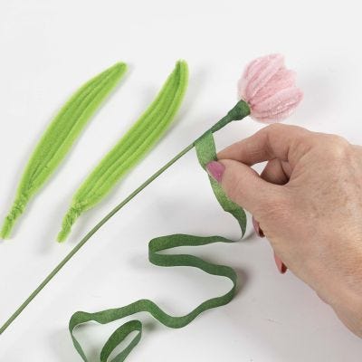 Sådan bruger du blomstertape