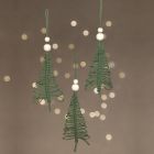Juletræ af macrame til ophæng