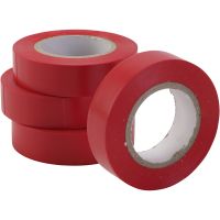 Art tape, B: 15 mm, rød, 10x10 m/ 1 pk.