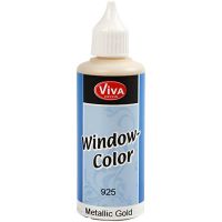 Viva Decor Window Color - metallic, guld, 80 ml/ 1 fl.