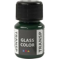 Glass Color Transparent, brilliantgrøn, 30 ml/ 1 fl.