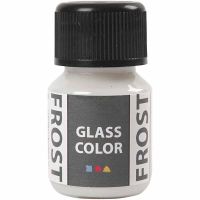 Glass Color Frost, hvid, 30 ml/ 1 fl.