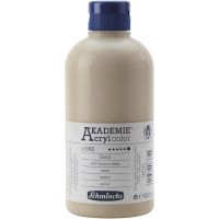 Schmincke AKADEMIE® Acryl color, dækkende, buff titanium deep (660), 500 ml/ 1 fl.
