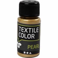 Textile Color, perlemor, guld, 50 ml/ 1 fl.