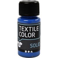 Textile Solid, dækkende, brilliant blå, 50 ml/ 1 fl.