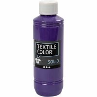 Textile Solid, dækkende, lilla, 250 ml/ 1 fl.