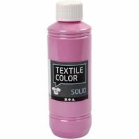 Textile Solid, dækkende, pink, 250 ml/ 1 fl.