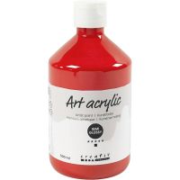 Pigment Art School, transparent, kadmium rød, 500 ml/ 1 fl.