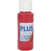 Plus Color hobbymaling, berry red, 60 ml/ 1 fl.