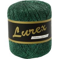 Lurex garn, L: 160 m, grøn, 25 g/ 1 ngl.