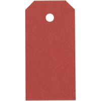 Manilamærker, str. 4x8 cm, 250 g, rød, 1000 stk./ 1 pk.