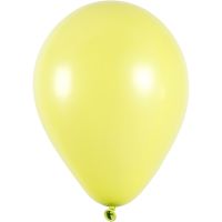 Balloner, runde, diam. 23 cm, limegrøn, 10 stk./ 1 pk.