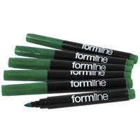 formline Tekstilmarker, grøn, 6 stk./ 1 pk.