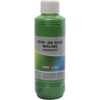 formline stof- og silkemaling, brilliantgrøn, 250 ml/ 1 fl.
