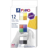 FIMO® Effect, ass. farver, 12x25 g/ 1 pk.