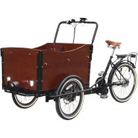 TRILLE Tour ladcykel m. motor, str. 172x52x95 cm, sort, brun, 1 stk.