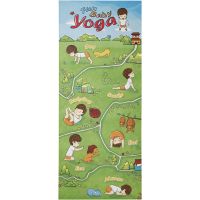 Yogamåtte til børn, str. 145x61x0,6  cm, 5 stk./ 1 pk.