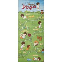 Yogamåtte til børn, str. 145x61x0,6  cm, 1 stk.