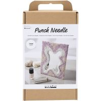 DIY Kit Tufting, Spejl, pastelfarver, 1 pk.