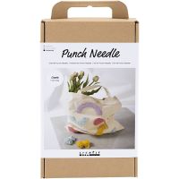 DIY Kit Tufting, Mulepose, pastelfarver, 1 pk.