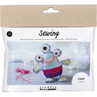 Mini DIY Kit Syning, Filtmonster, ass. farver, 1 pk.