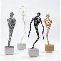 Silk Clay skulpturer på fod
