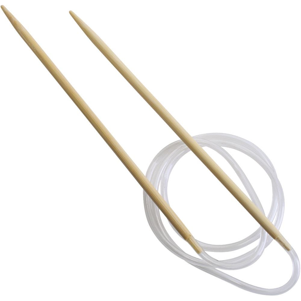 Rundpind i bambus, nr. 4.0, L: 80 cm, 1 stk.
