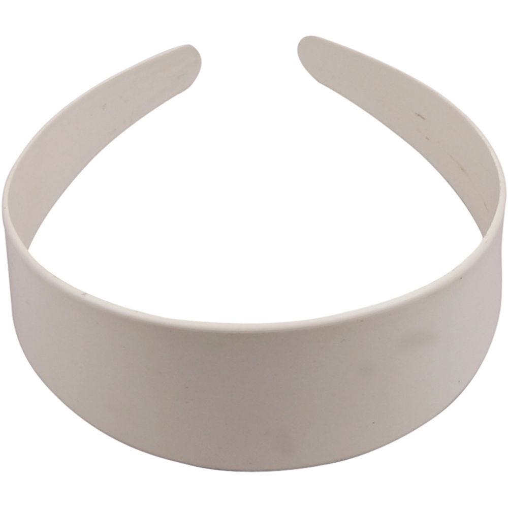 Hårbøjle, B: 48 mm, hvid, 1 stk.