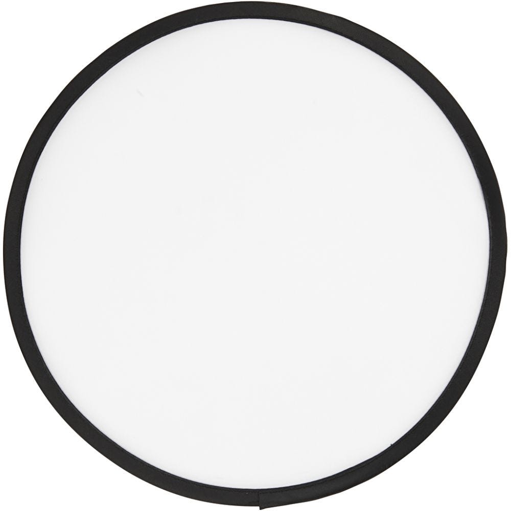 Frisbee, diam. 25 cm, hvid, 1 stk.