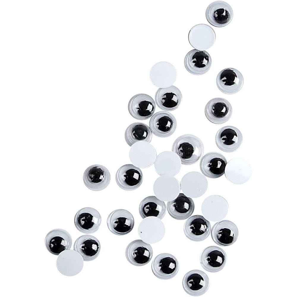 Rulleøjne, diam. 6 mm, 60 stk./ 1 pk.
