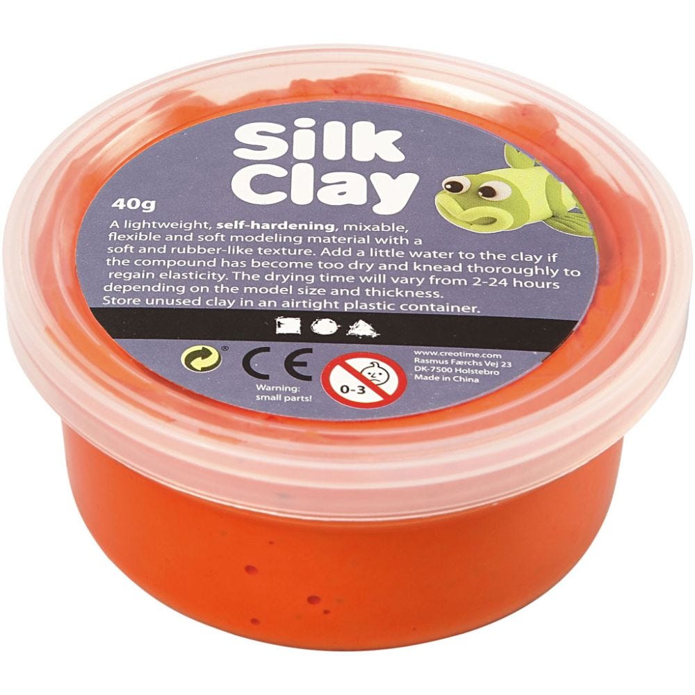 Silk Clay®, orange, 40 g/ 1 ds.