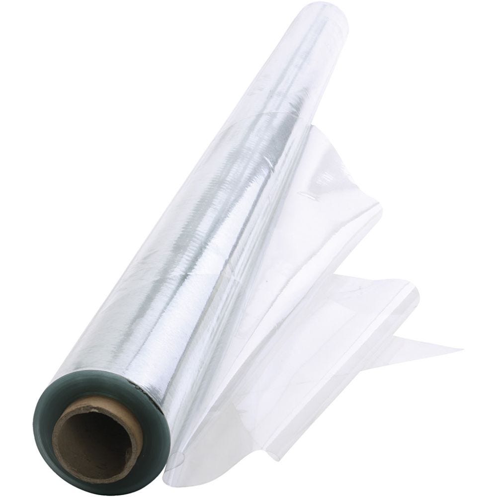 Voksdug, B: 140 cm, 185 g, klar, 1 lb.m.