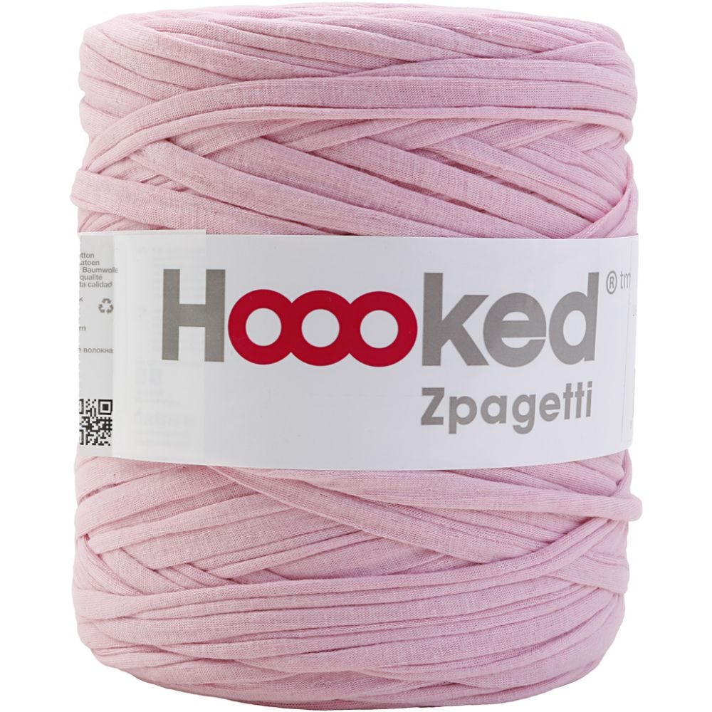 Zpaghetti garn, rosa, g/ 1 stk., 5x120 m