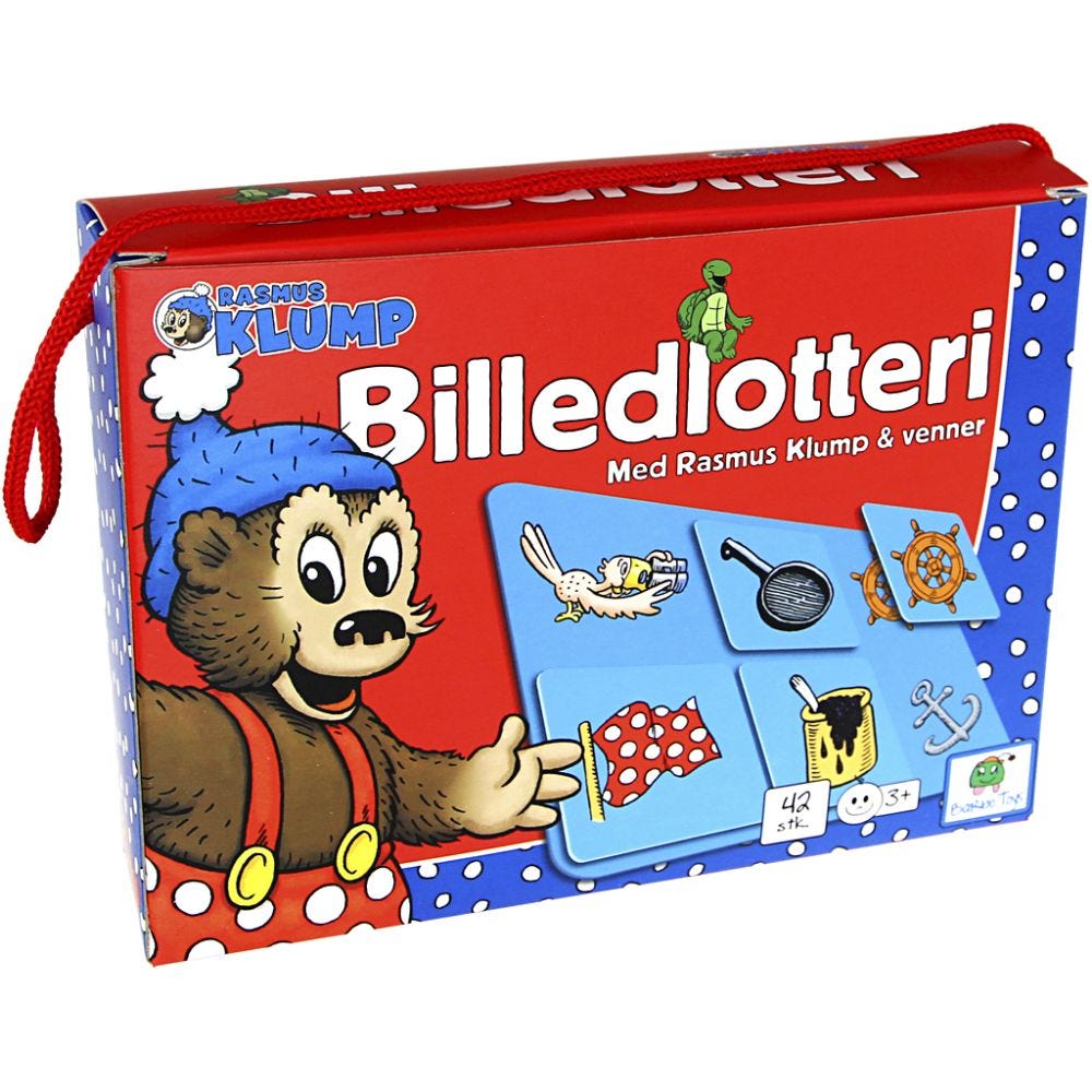 Rasmus Klump billedlotteri, 1 stk.